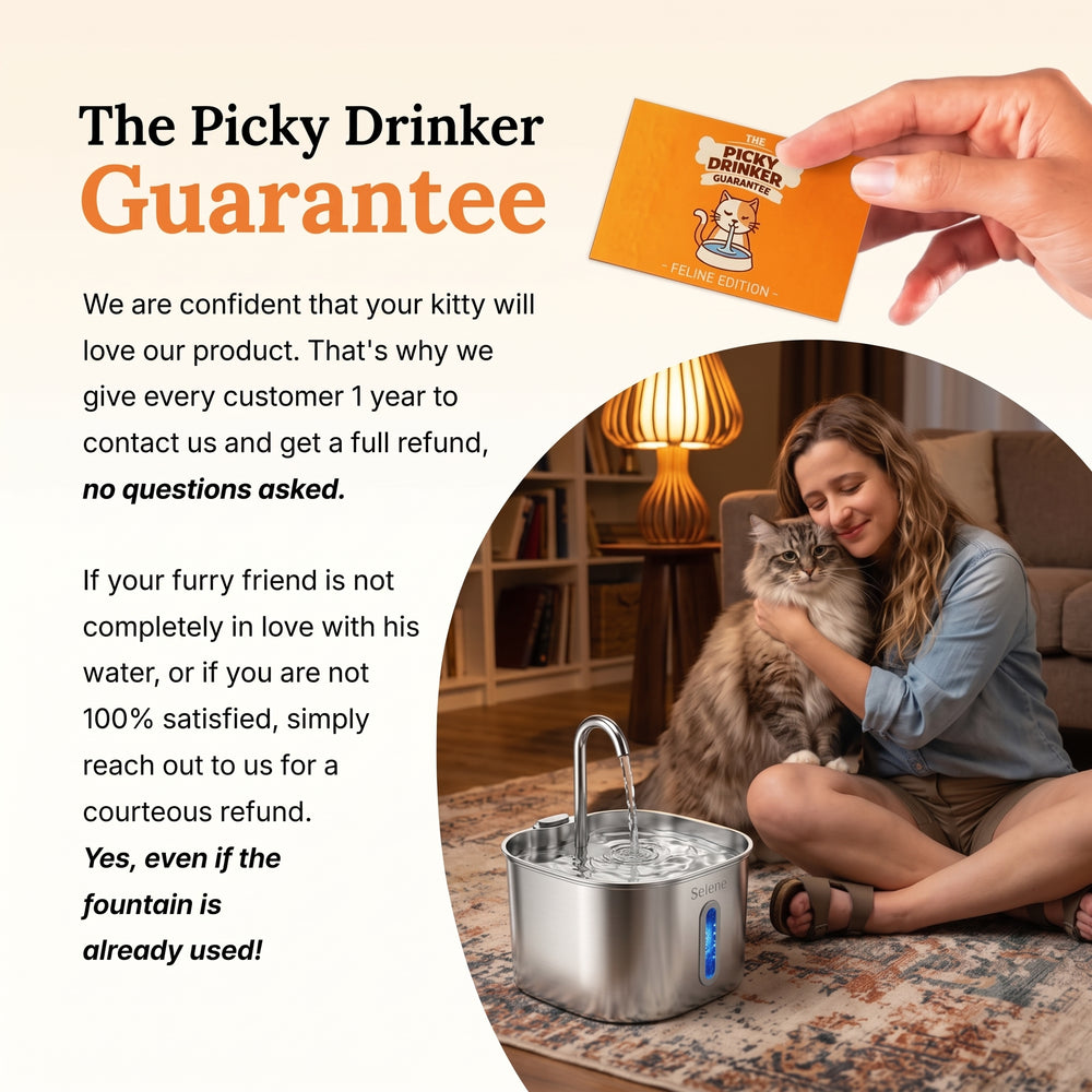 Medical-Grade Stainless Steel Drinkly Fountain + FREE GIFTS
